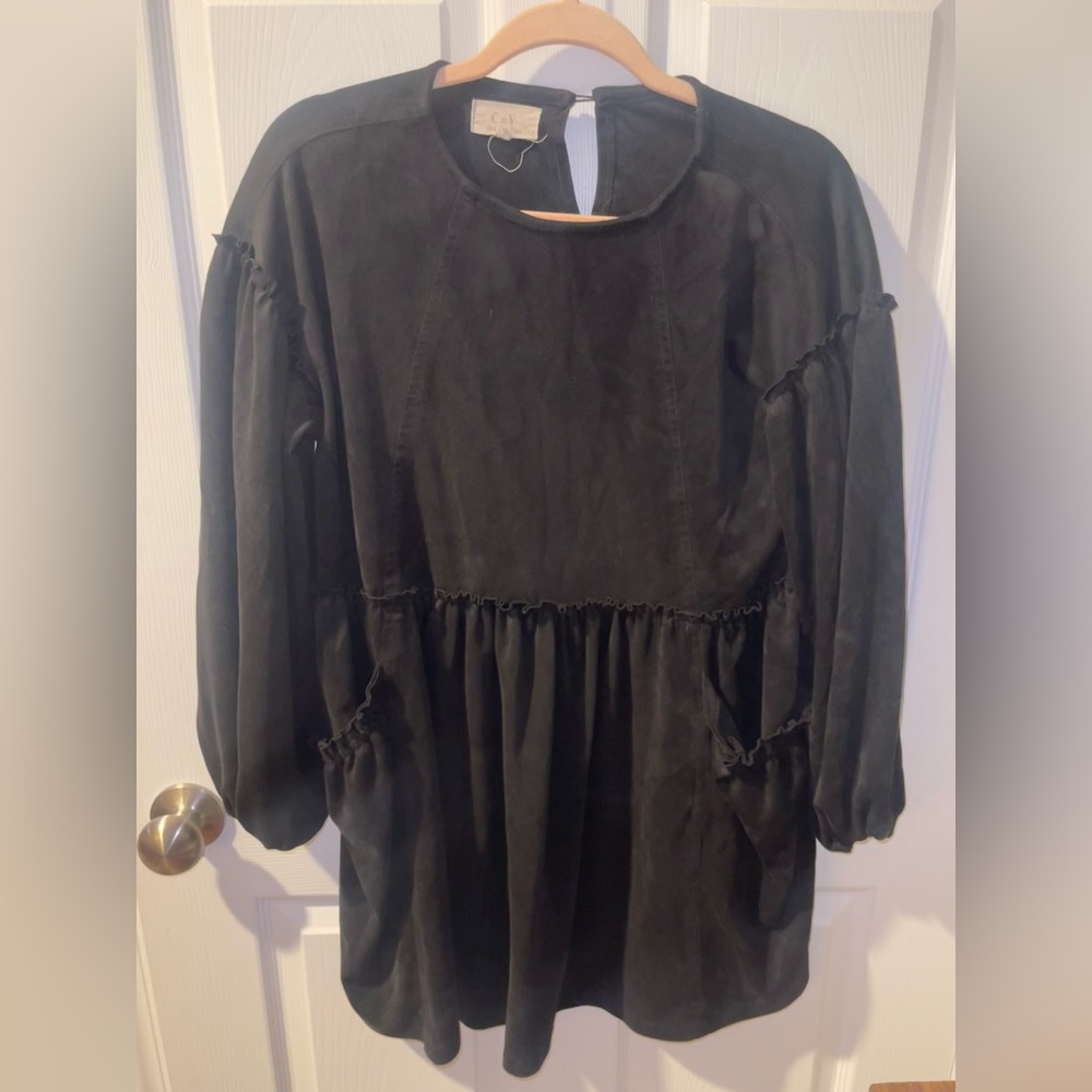 C&V woman’s medium black dress